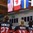 ZLIN, CZECH REPUBLIC - JANUARY 8: Canada's Olivia Knowles #27, Alexa Vasko #11 and Avery Mitchell #14 enjoy their national anthem after a during preliminary round action at the 2017 IIHF Ice Hockey U18 Women's World Championship. (Photo by Andrea Cardin/HHOF-IIHF Images)
